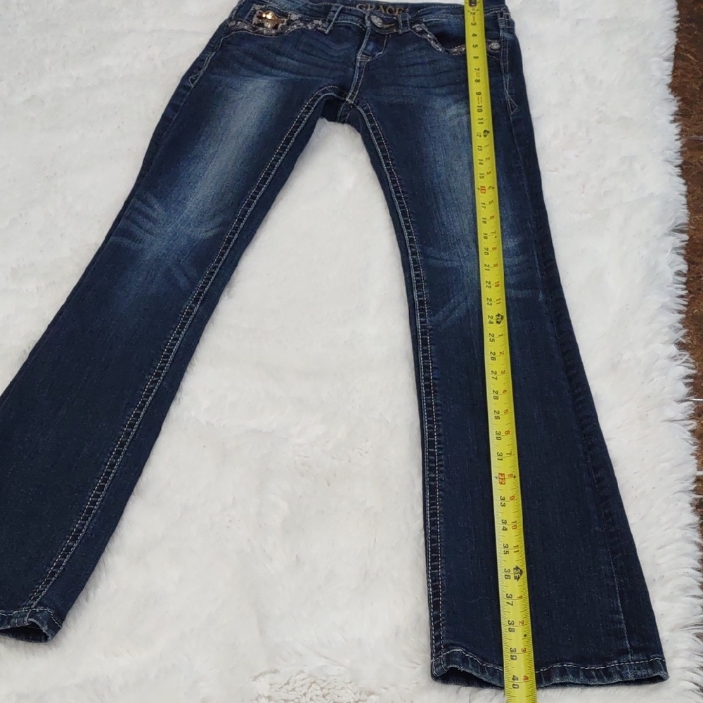 Grace Women's Blue Jeans - Picture 12 of 17